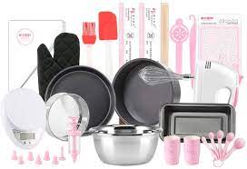 Professional baking, 7th edition and method cards are included. Amazon Com Morfakit Complete Cake Baking Set Bakery Tools For Beginner Adults Baking Supplies Bakeware Sets Baking Tools Best Gift Idea For Boys And Girls Black Kitchen Dining