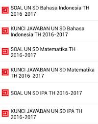 Download soal un sd tahun 2017. Soal Un Sd Mi 2017 For Android Apk Download