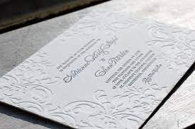 Elegant And Sophisticated Navy And Blind Deboss Letterpress Wedding Invitat Letterpress Invitations Letterpress Wedding Invitations Neutral Wedding Inspiration