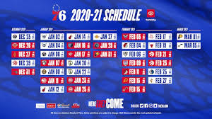 As the nba postseason comes to a close, here's all the information you need to about the latest developments of when the 2021 season will begin. Team Announces 2020 21 First Half Schedule Philadelphia 76ers