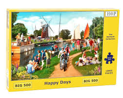Order online or call, 24 hours a day: Big 500 Piece Jigsaw Puzzle Happy Days Buy Online In Guernsey At Guernsey Desertcart Com Productid 71372172
