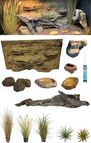 Alice Springs 4 Foot Reptile Decor Kit In 2020 Diy Bearded Dragon Enclosure Bearded Dragon Terrarium Ideas Reptile Decor