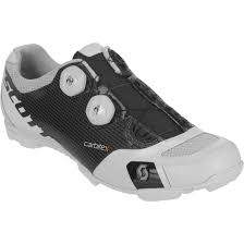 scott mtb rc sl shoe matt black gloss white