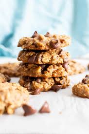Slowly add in the gluten free flour, baking soda, baking powder, and salt until a dough forms. Easy Healthy Oatmeal Chocolate Chip Cookies Recipe Beaming Baker