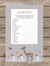 Baby Shower Games For Everyone Babycenter Baby Shower Fall Deer Baby Showers Baby Shower Games