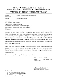 Surat dinas adalah surat yang dibuat oleh instansi resmi atau dinas yang berguna untuk berbagai kepentingan tertentu. Doc Pemerintah Kabupaten Subang Ponpes Assalam Academia Edu