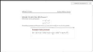 (a) review konsep  muatan yang bergerak di dalam medan magnet akan mendapat gaya lorentz. Pembahasan Simak Ui 2015 Mat Ipa Nomor 7 Ada Unsur Olimpiade Matematika Youtube