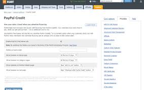 If you want to have your bank automatically pay off your paypal credit balance each month, do the following: X Cart Paypal Credit X Cart 4 Classic