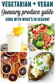 January Seasonal Produce And Recipes Guide Rhubarbarians In 2021 Winter Vegetarian Recipes Farmers Market Recipes Food Guide