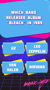 Mar 30, 2014 · which set of songs wasn't recorded by nirvana? Best 80s Music Quiz Game 80s Trivia Pop Quiz Game For Android Apk Download