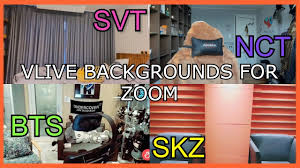 Kpop Vlive Backgrounds To Use For Your Zoom Meetings Boygroup Edition Bts Nct Skz Svt Youtube
