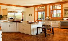 White Melamine Kitchen Cabinets With The Oak Trim White Kitchen Cabinets Kitchen Interior Oak Trim