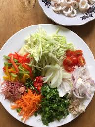 Kerabu sotong ala thai sedap diratah macamtu saja. Resipi Kerabu Sotong Thai Yang Sangat Sedap