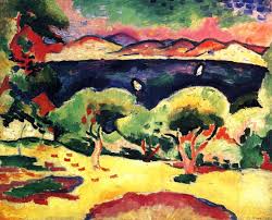 George Braque Le Golfe Des Lecques La Baie De Saint Cyr Sur Mer Automne 1907 Huile Sur Toile Georges Braque Art Painting