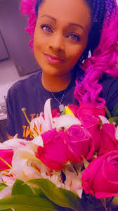 I had an accident a few months back ~ opted to have my brace made in PINK,  of course! I decided to get my hair braided today so I don't have to