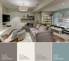 Turn your basement into a room that you actually want to spend time in. Benjamin Moore Paint Colors Home Basement Colors Room Colors