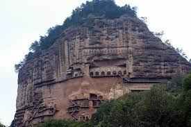 Mount Maiji China Bordes Cultura