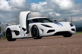 Agera rs has a top speed of 443 km/h(275.27 mph). Koenigsegg Agera R Goes On Sale In U S