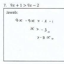 Soal dan pembahasan dalam penyelesaian persamaan linear satu variabel. Pdf Miskonsepsi Siswa Sekolah Menengah Pertama Pada Topik Pertidaksamaan Linear Satu Variabel