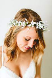 Simple Baby S Breath Flower Crown Etsy In 2021 Baby Breath Flower Crown Silk Flower Crown Rose Flower Crown