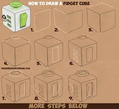 How To Draw A Fidget Cube Easy Step By Step Drawing Tutorial For Kids Beginners How To Draw Step By Step Drawing Tutorials Step By Step Drawing Drawing Tutorials