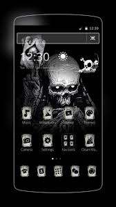 Tema Tengkorak Hitam Keren For Android Apk Download