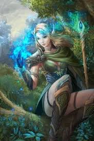 Mylaerla Elf Art Elf Druid Art