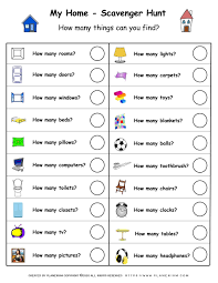 My Home Worksheet Scavenger Hunt Planerium Free Worksheets For Kids Worksheets For Kids Home Learning