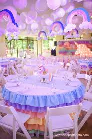 Stella S Magical Unicorn Themed Party Table Centerpiece Halloween Decorations Party Food Unicorn Birthday Party Decorations Unicorn Themed Birthday Party