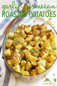 Garlic Parmesan Oven Roasted Potatoes The Busy Baker
