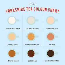 yorkshire tea colour chart in 2019 yorkshire tea brewing