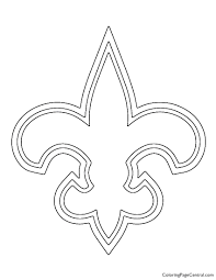 The new orleans saints are a professional american football team based in new orleans, louisiana. Nfl New Orleans Saints Coloring Page Coloring Page Central