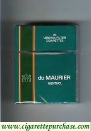 Check spelling or type a new query. Du Maurier Menthol Cigarettes Hard Box