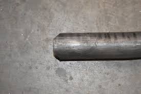 Pipe end view diagram with wall thickness print tube coping template at 100% printer scale, cut and wrap around cut tube to trace with marker pen for cutting and grinding to shape. How To Cope Or Notch Tubing