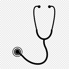 Stethoskop Medizin Gesundheitspflege Patienten Pflege Cartoon Arzt Bereich Schwarz Schwarz Und Weiss Png Pngwing
