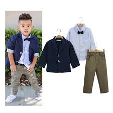 Boys 3 Piece Blazer And Button Up Set Casual Boys Clothing Boys Casual Suits Boys Dress Suits