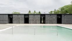 Interior of public swimming pool. Swimming Pool Archdaily