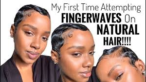 See more ideas about finger waves short hair, natural hair styles, finger wave hair. My First Time Attempting Fingerwaves On My Short Natural Hair Youtube