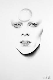Lana Del Rey Minimalism Original Pencil Drawing Fine Art Etsy Bowie Art David Bowie Art Hand Drawn Portraits