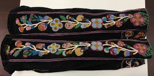 We will learn why we use certain colors in our floral patterns. Chippewa Ojibwa Floral Pants By Maker Unknown