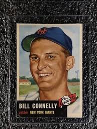 1953 Topps Baseball #126 Bill Connelly VG