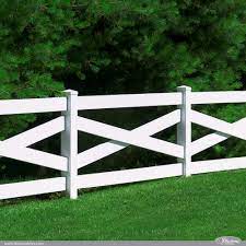 Available in the color of white only, bufftech's crossbuck vinyl fence offers a unique appearance. Post And Rail Crossbuck Illusions Fence
