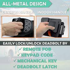 Keyless entry for rv door. Buy Rv Keyless Entry Door Lock 2021 Rv Lock Keyless Entry 100 Metal Rv Door Lock W 2 Fobs And Backlit Keypad Protective Gasket Screwdriver 2 Keys