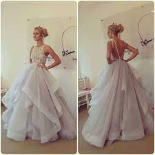 2014 Bridal Collections Trends Backless Prom Dresses Gowns Dresses