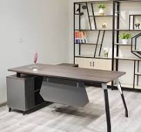 Meja kerja desktop kantor rumah MDF kayu modern pabrikan Tiongkok meja  komputer kantor