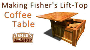 Here are a few pictures of a coffee table that i made recently. Woodworking Making Fisher S Lift Top Coffee Table Youtube