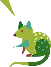 Western Ringtail Possum Forests For Life Grey australian common ringtail possum sitting on a branch with gum leaves, suitable for a logo. western ringtail possum forests for life