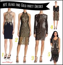 Stylish Black And Gold Party Dresses To Ring In The New Year Gold Party Dress Flapper Inspired Dress Nye Party Dresses