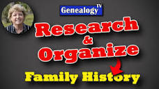Research Family History and Organize Genealogy Records - YouTube