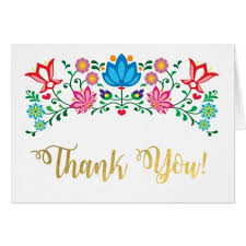 If you love our free crafts and want access to more projects, simply head over to our membership page and start enjoying. Gold Art Mexican Fiesta Thank You Note Cards Zazzle Com Thank You Note Cards Note Cards Flower Crown Drawing